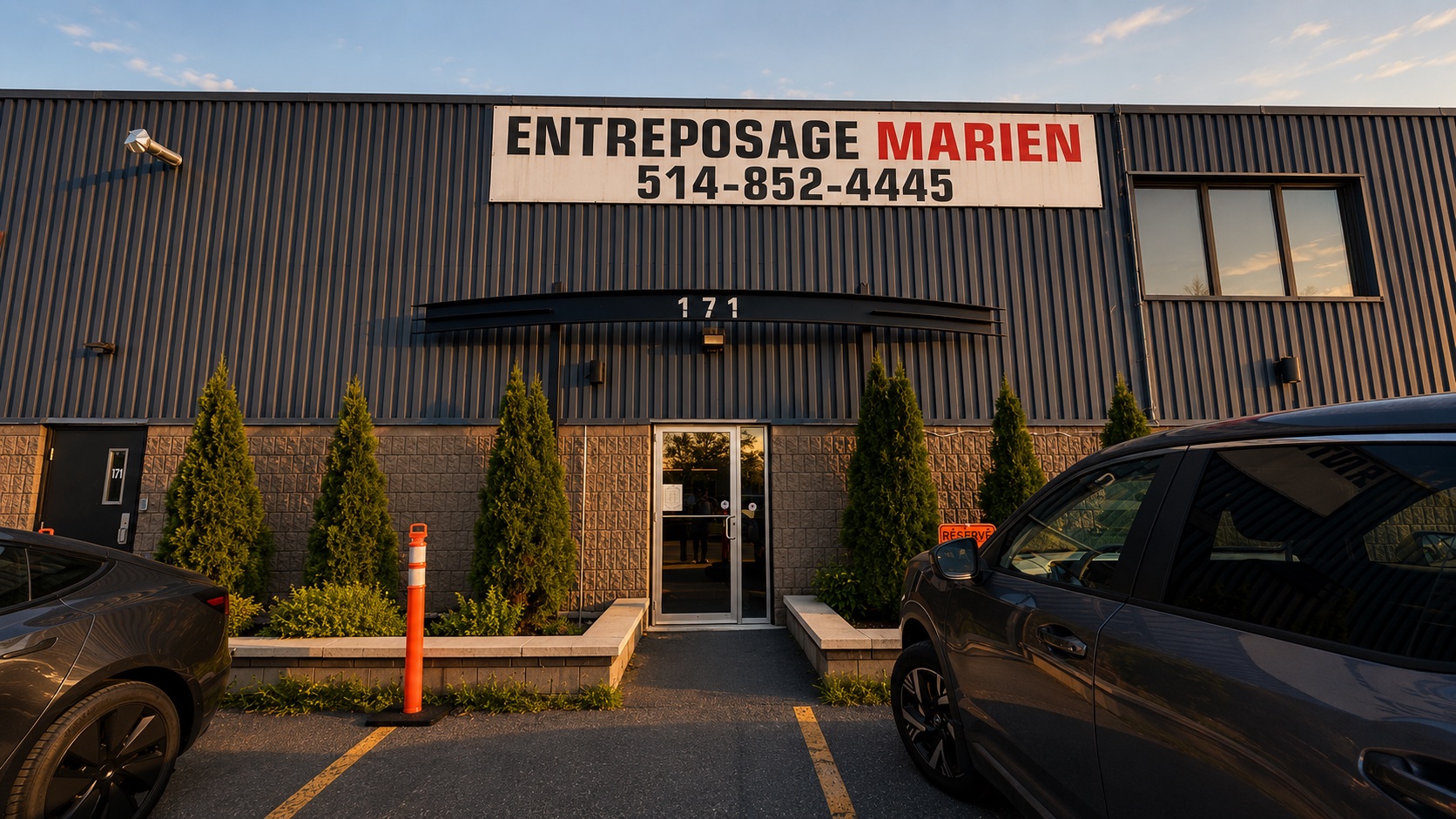 L'entrepôt Marien au 171, avenue Marien, Montréal-Est